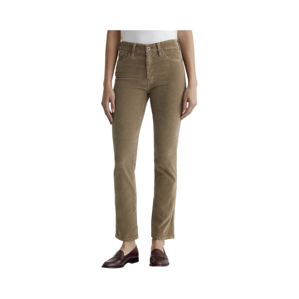 AG Women's Mari High Rise Slim Straight Corduroy Jeans NWT Size 26